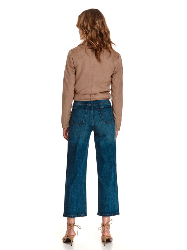 Ramoneska z paskiem z eko zamszu