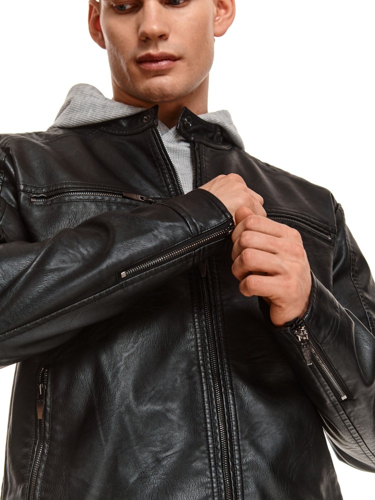 Kurtka biker ze sztucznej skóry Kurtka biker ze sztucznej skóry