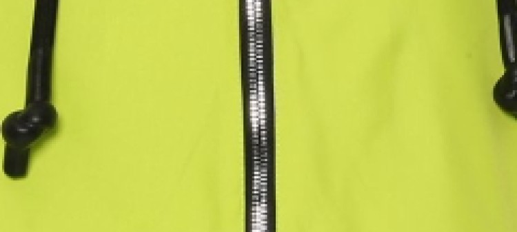 Neonowa kurtka z kapturem