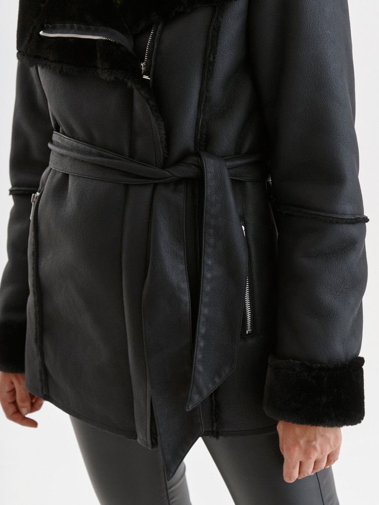 Kurtka zimowa z futerkiem