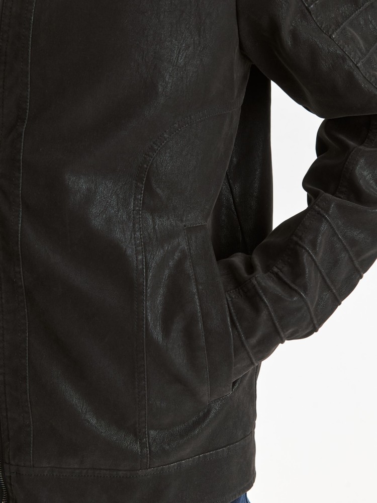 Kurtka typu biker ze sztucznej skóry Kurtka typu biker ze sztucznej skóry