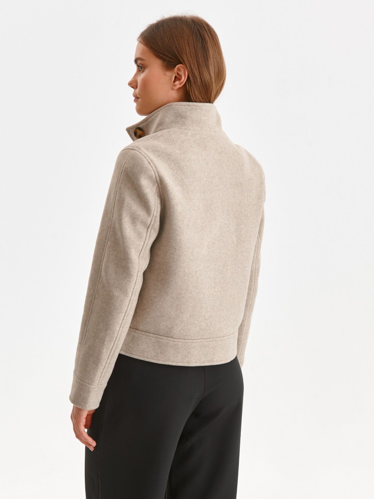 Krótka kurtka ze stójką