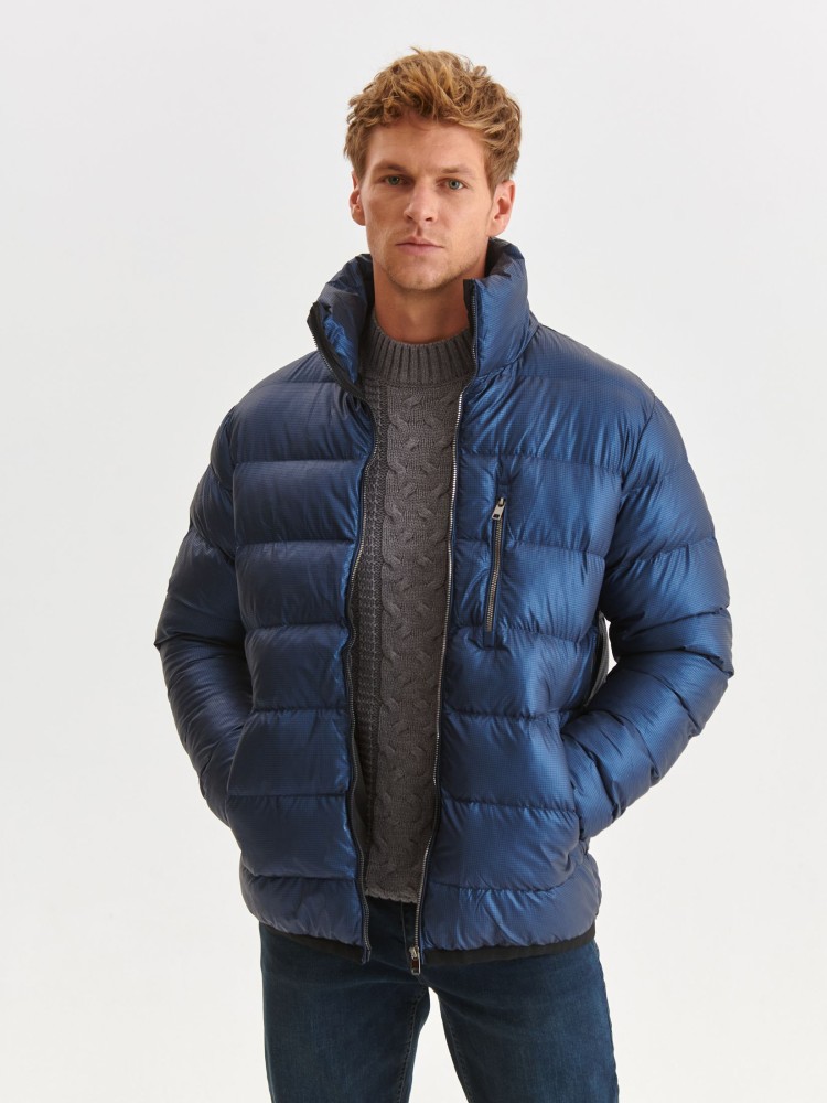 Zimowa kurtka pikowana ze stójka Zimowa kurtka pikowana ze stójka