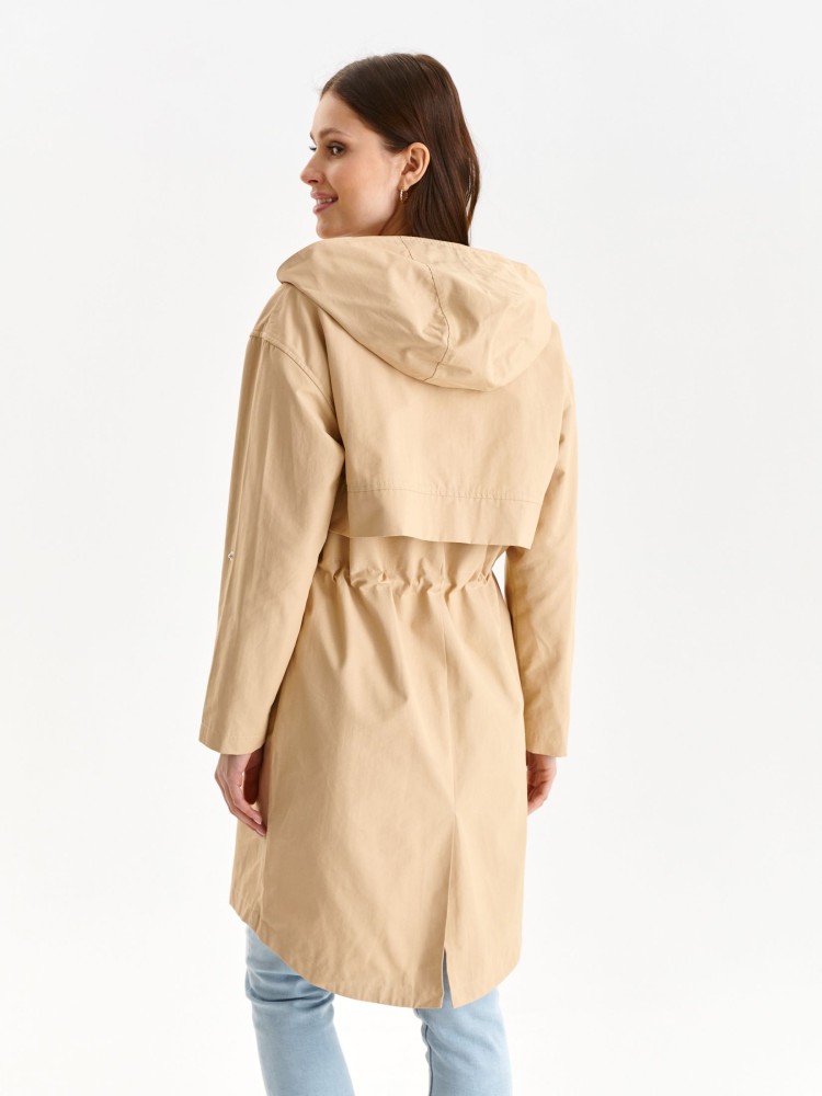 Parka z napisem na rękawie Parka z napisem na rękawie
