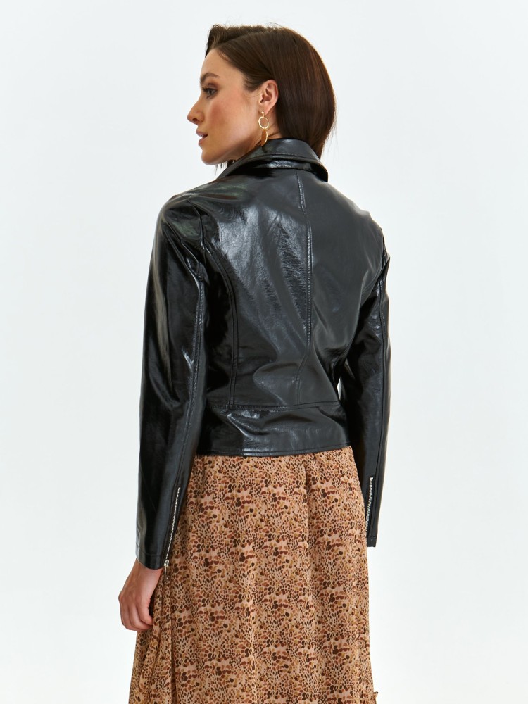 Błyszcząca ramoneska z eko skóry Błyszcząca ramoneska z eko skóry