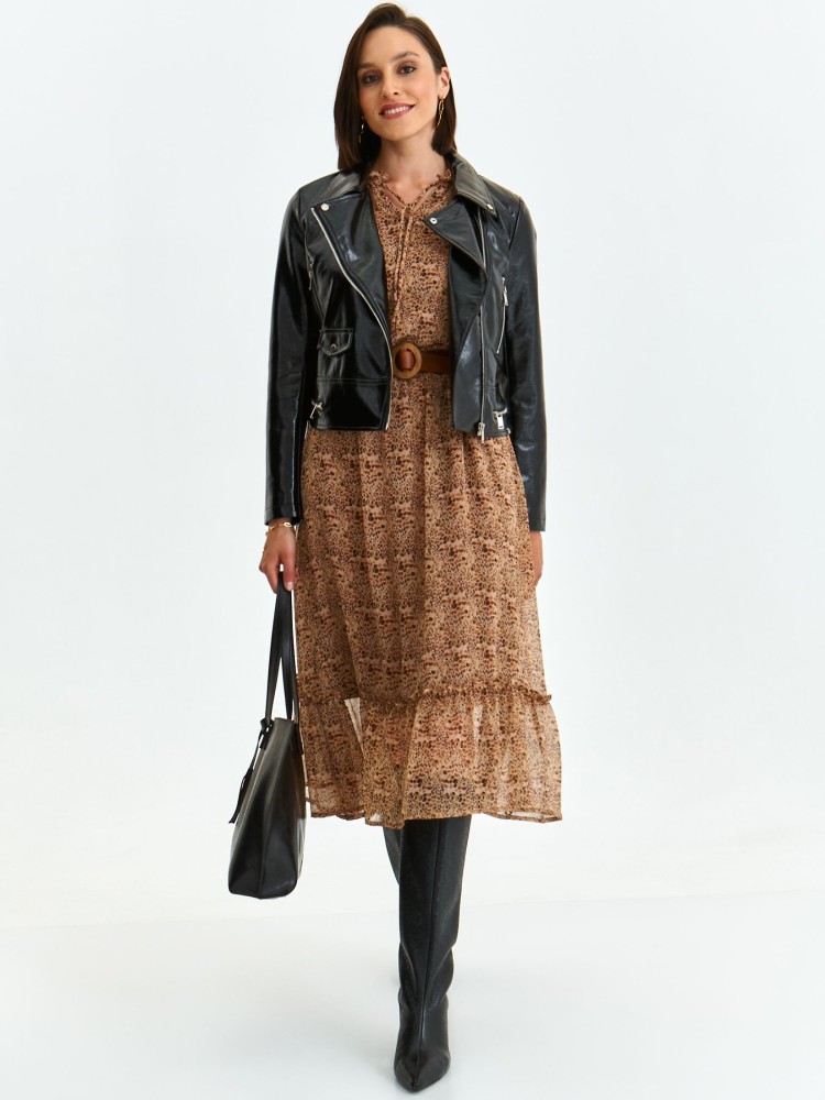 Błyszcząca ramoneska z eko skóry Błyszcząca ramoneska z eko skóry