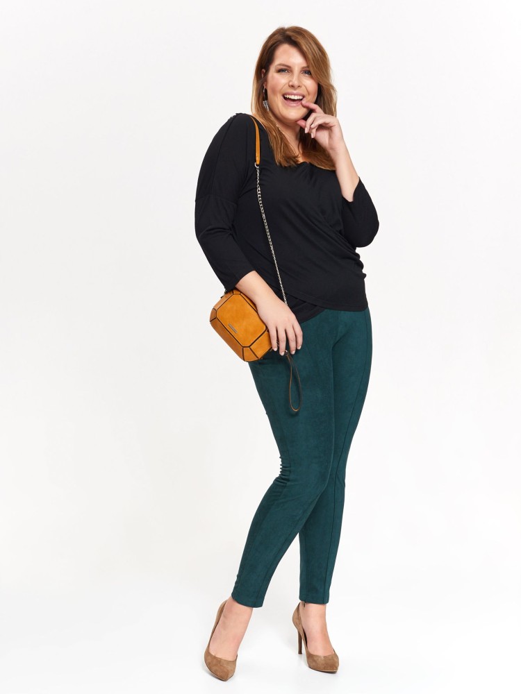 Legginsy z miękkiej dzianiny