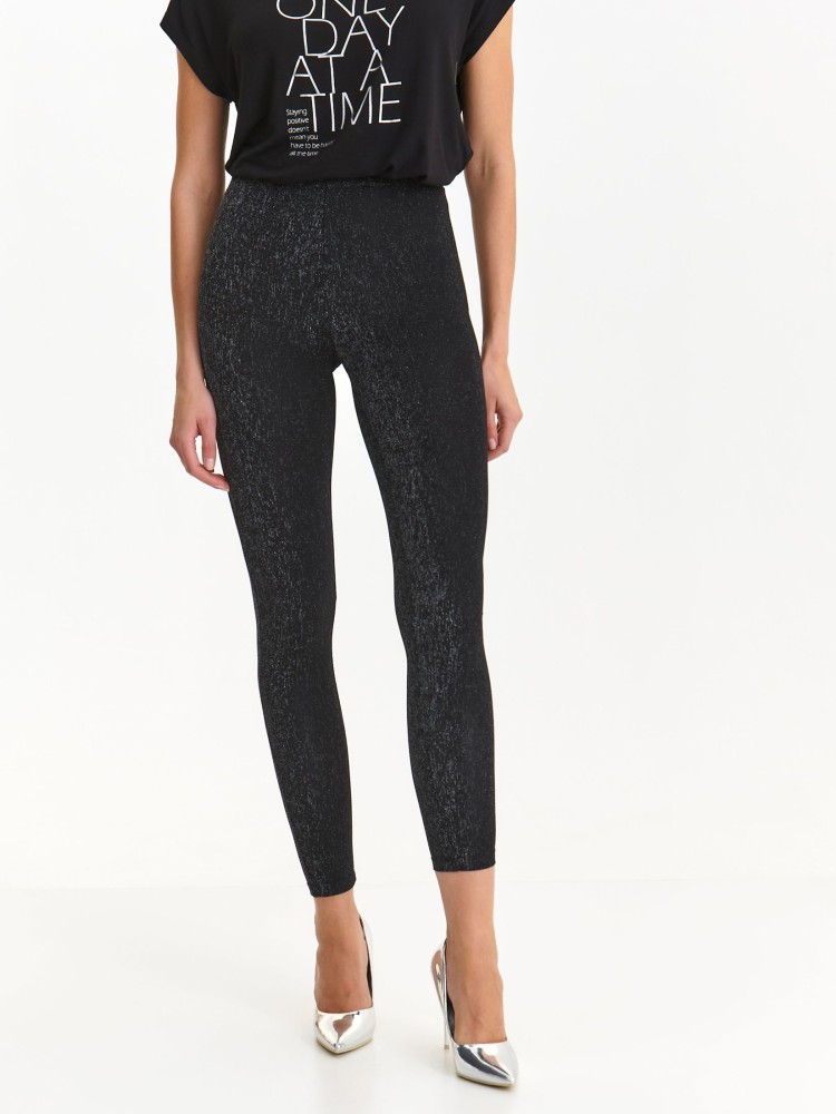 Legginsy z metaliczną nitką Legginsy z metaliczną nitką