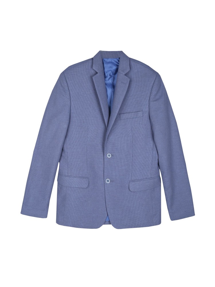 Marynarka męska strukturalna z dodatkiem lnu