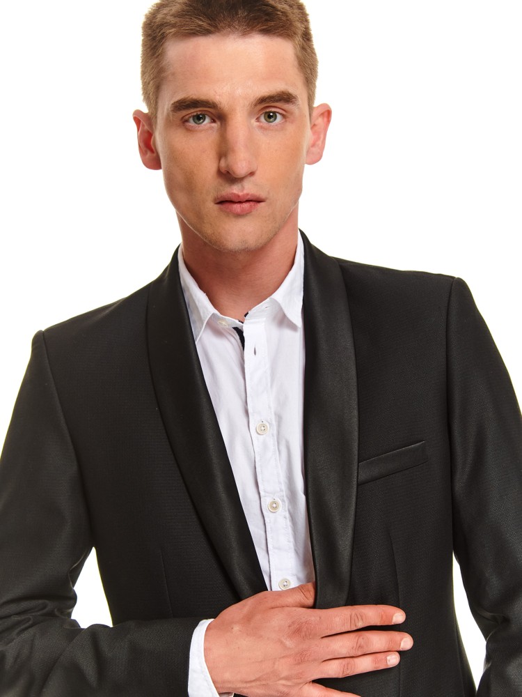 Marynarka smokingowa taliowana