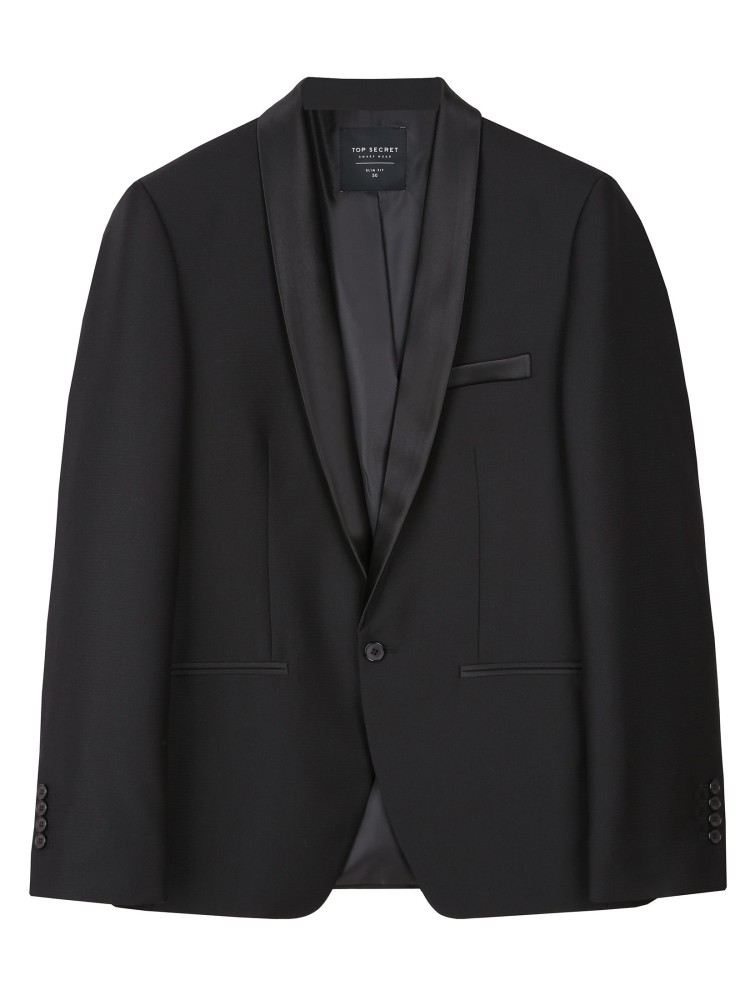 Marynarka smokingowa taliowana