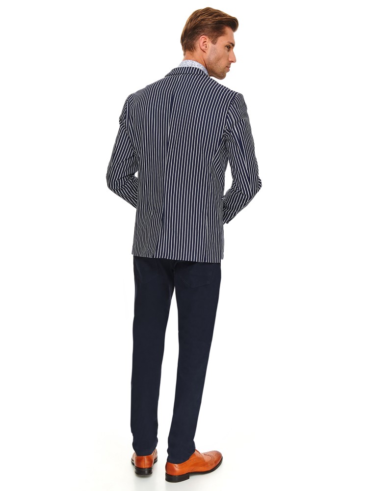 Marynarka w paski o kroju slim