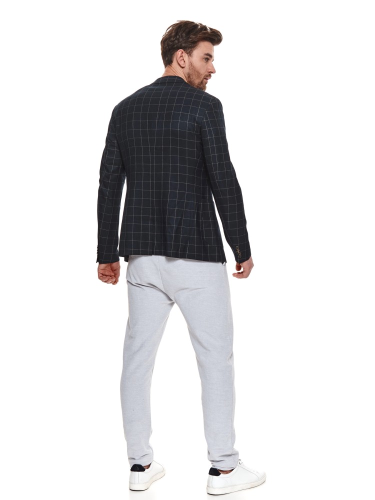 Marynarka klasyczna w kratę 