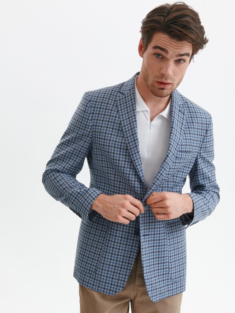 Marynarka męska w kratę