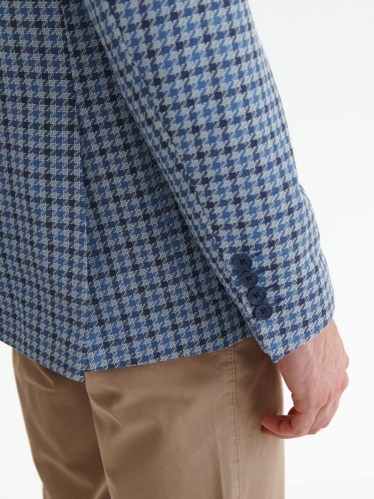 Marynarka męska w kratę