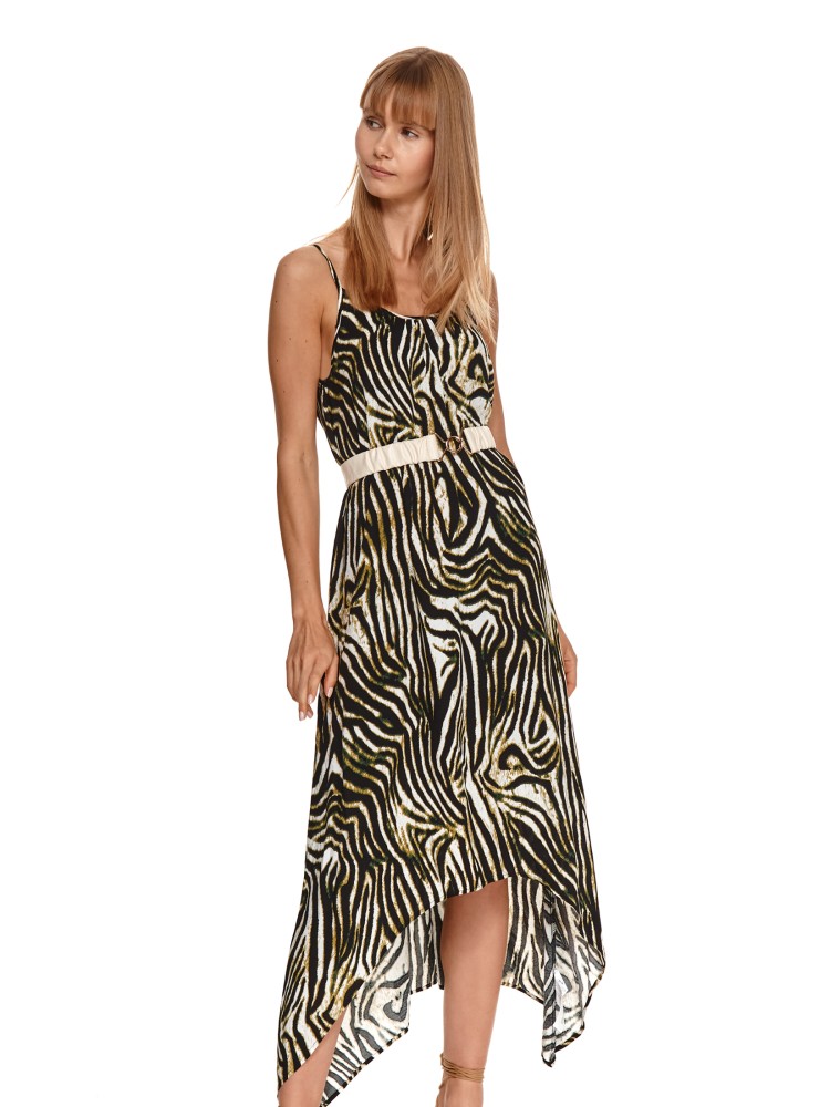 Marszczony pasek z ekoskóry