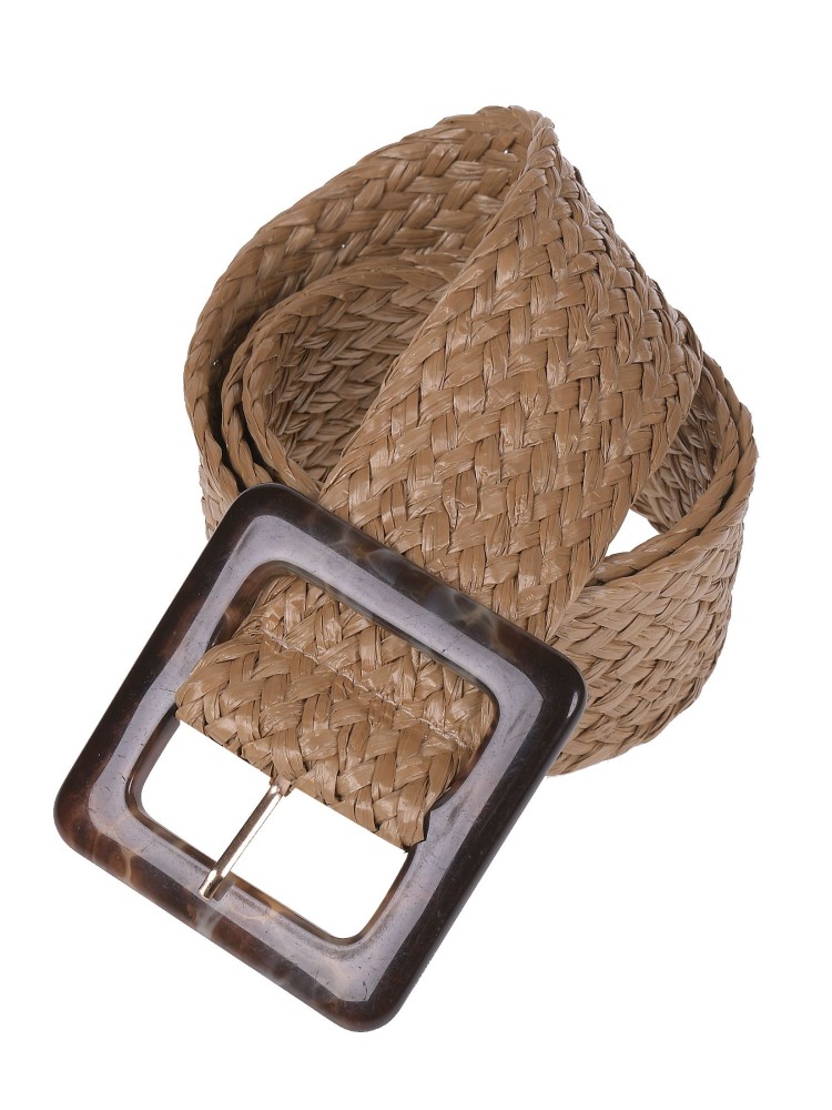 Pleciony pasek damski