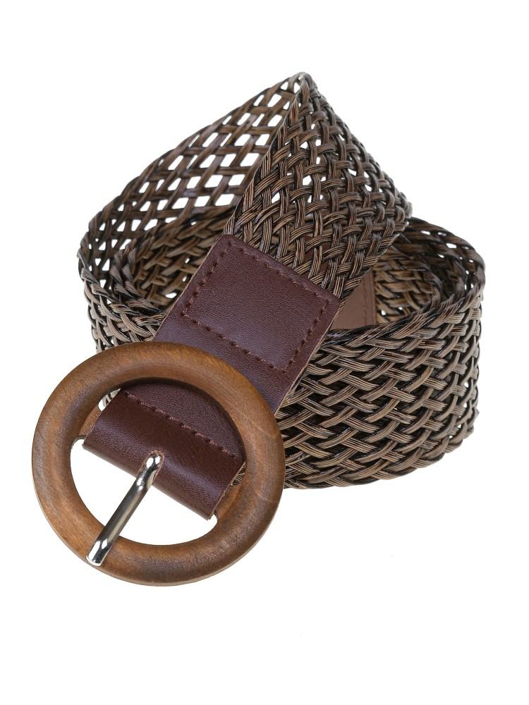 Pleciony pasek damski