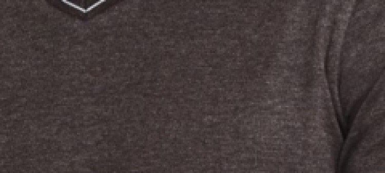 T-shirt z dekoltem w serek