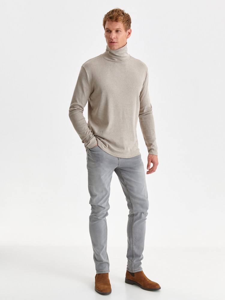 T-shirt golf z miękkiej dzianiny