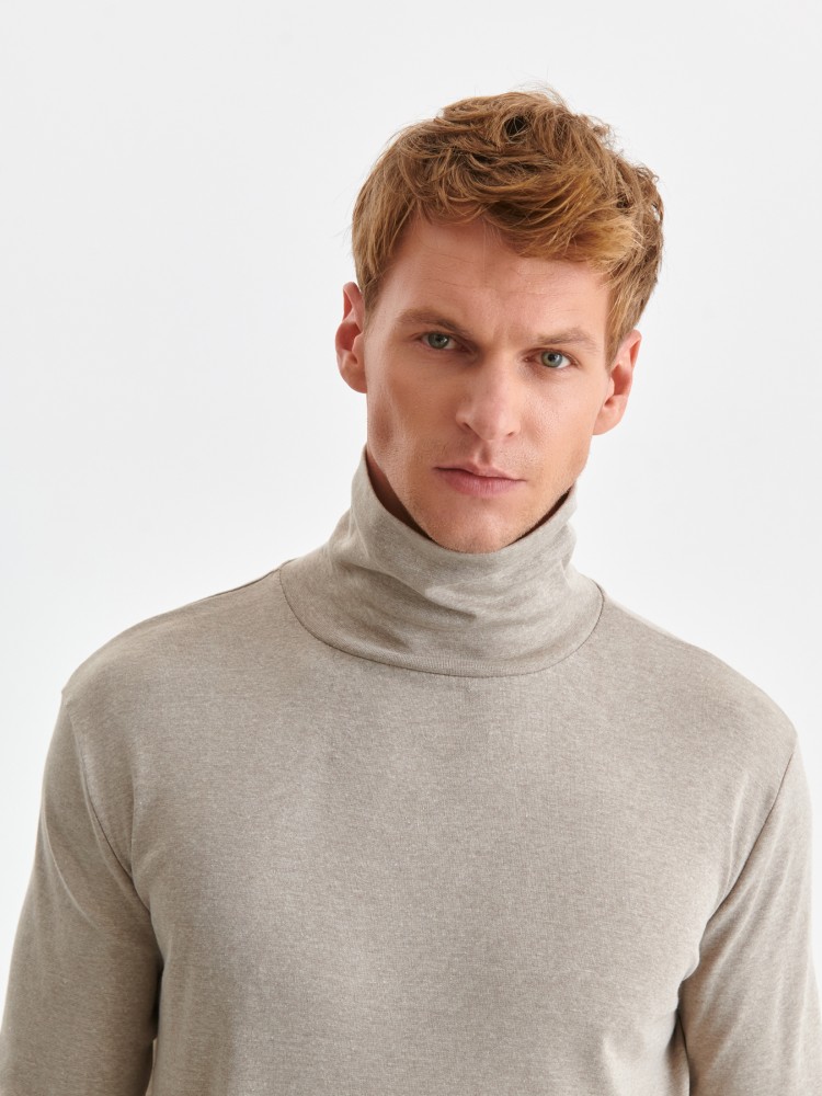 T-shirt golf z miękkiej dzianiny