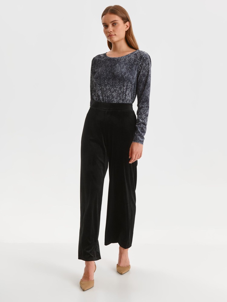 Welurowa bluzka we wzory Welurowa bluzka we wzory