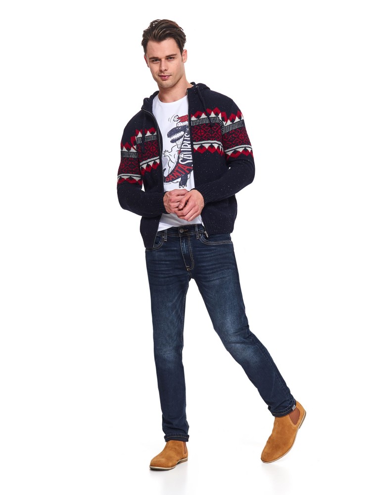 T-shirt ze świątecznym z nadrukiem