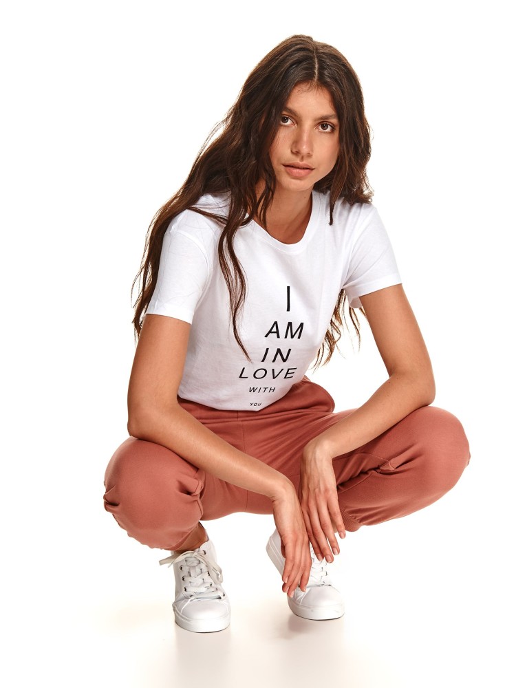 Damski t-shirt z nadrukiem