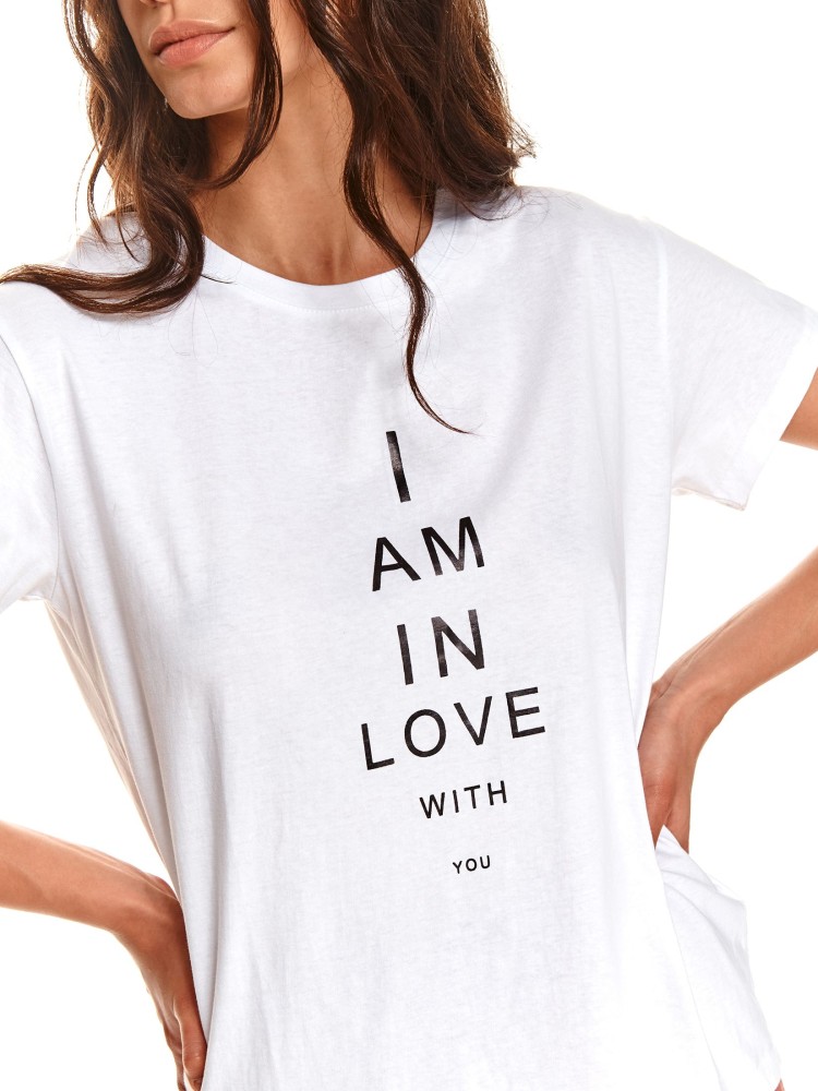 Damski t-shirt z nadrukiem