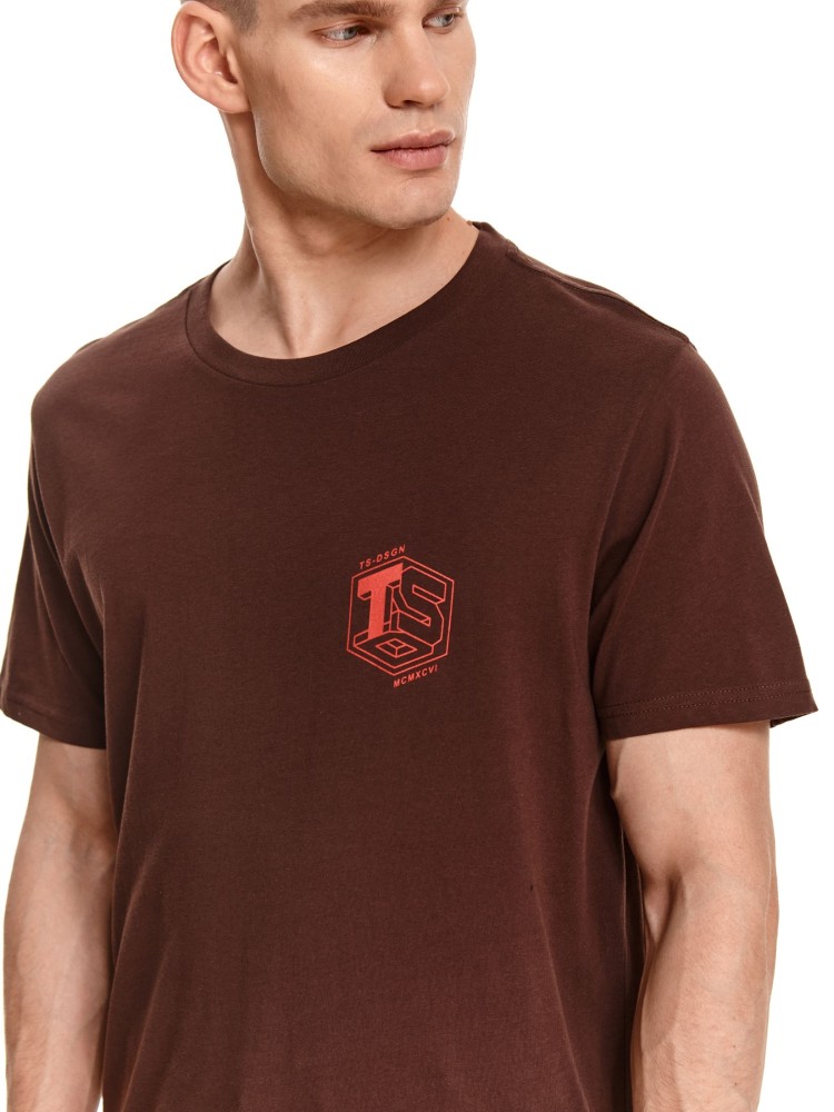 T-shirt  z nadrukiem top secret