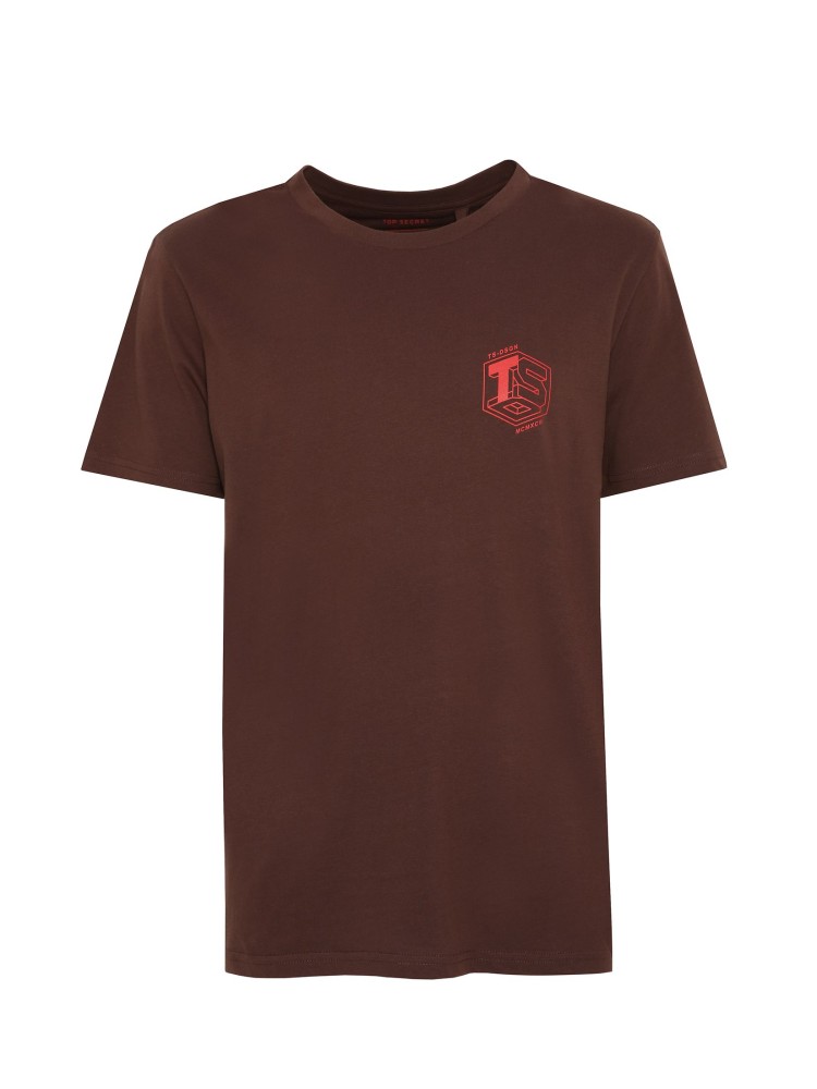 T-shirt  z nadrukiem top secret