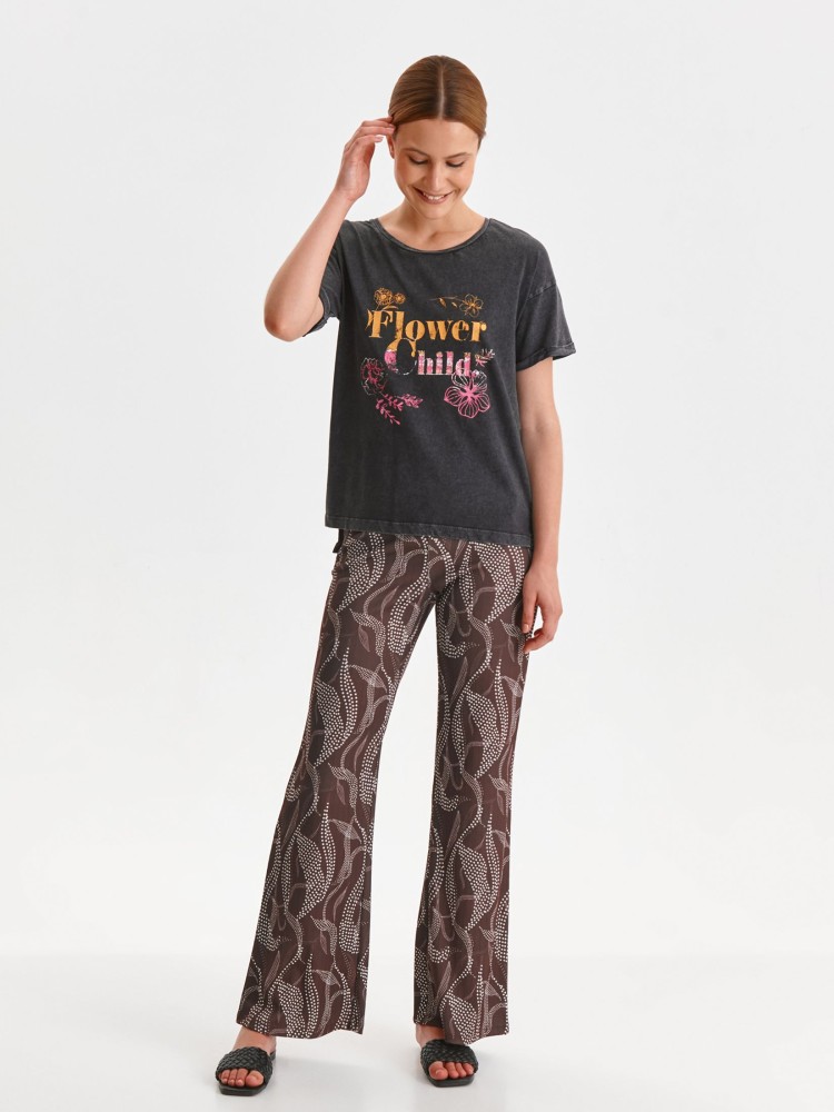 T-shirt krótki rękaw damski z nadrukiem