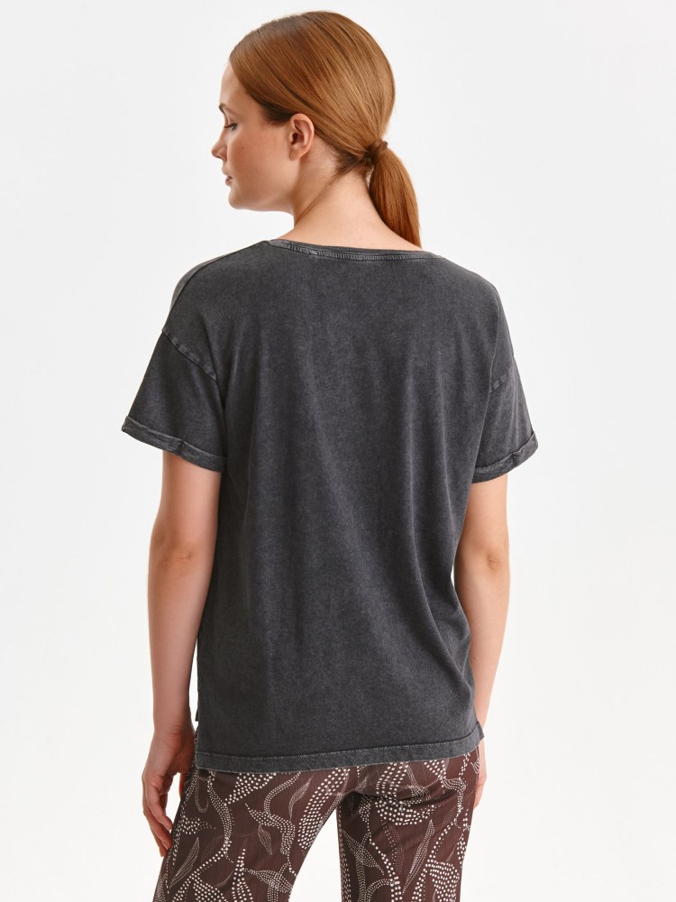 T-shirt krótki rękaw damski z nadrukiem