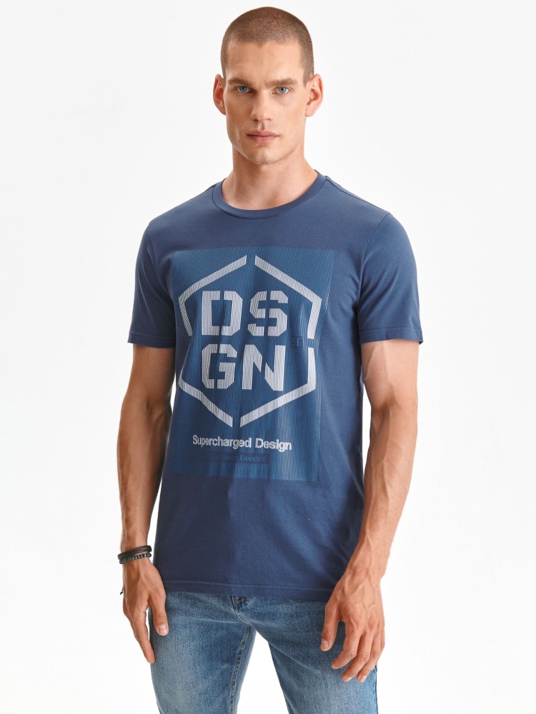 T-shirt z technicznym nadrukiem