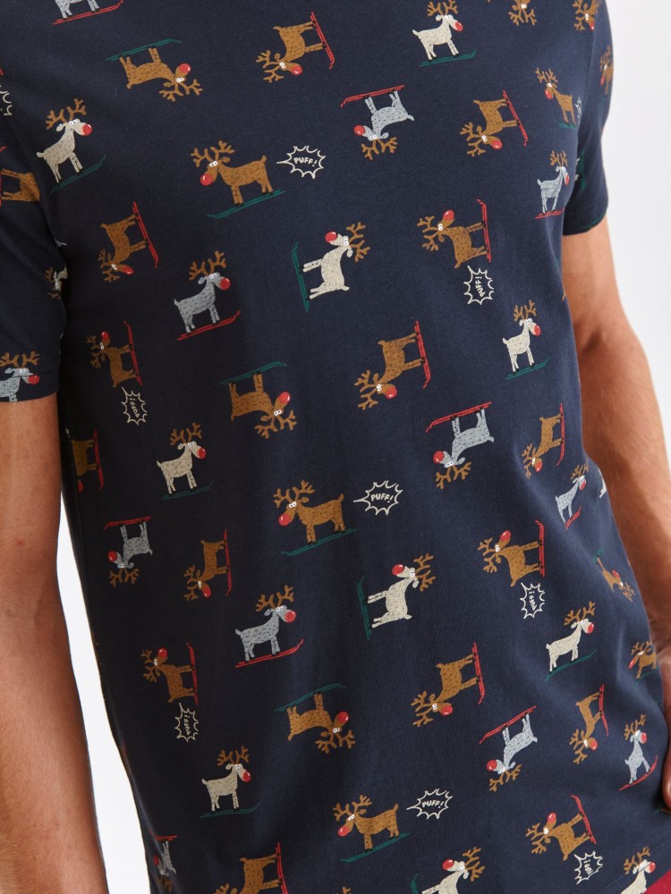 T-shirt w świąteczny wzór T-shirt w świąteczny wzór