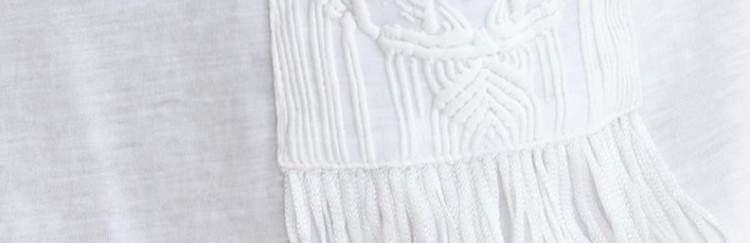 Bawełniany t-shirt damski z ozobną kieszonką