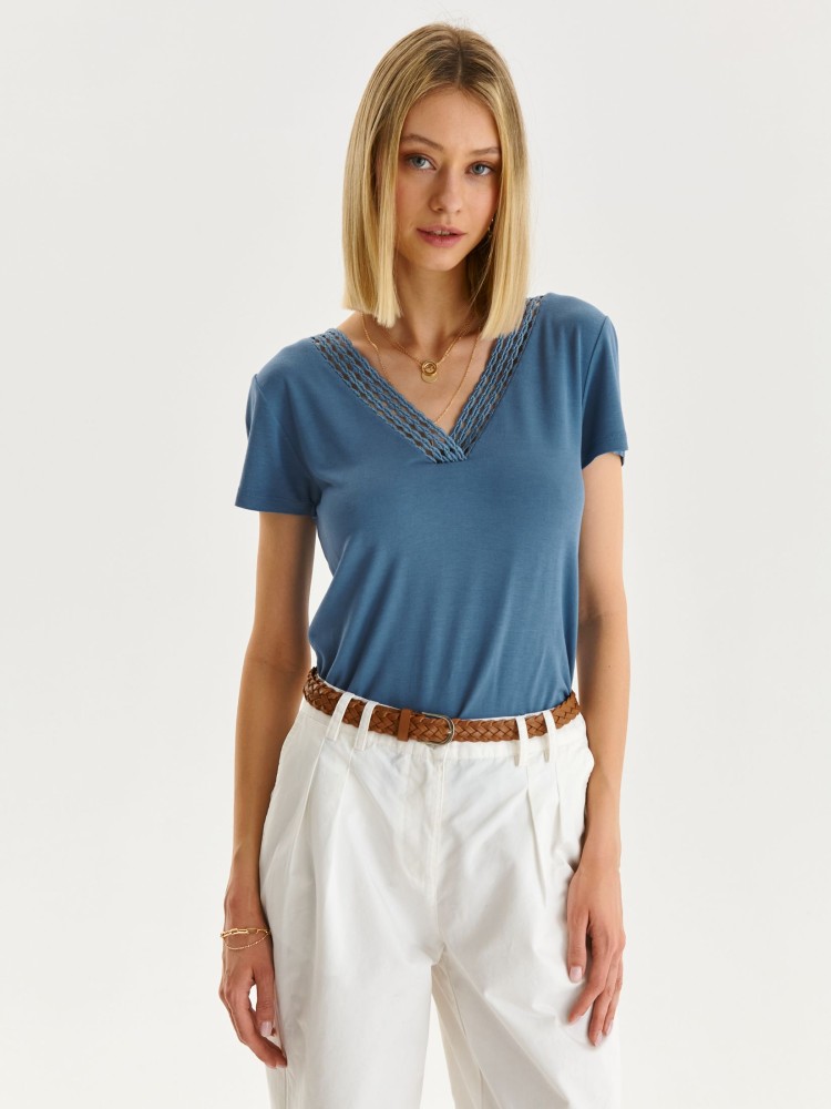 T-shirt z koronką