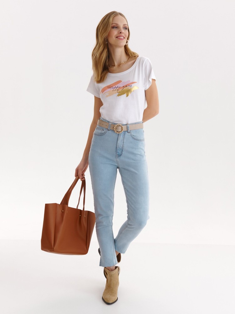 T-shirt damski z printem