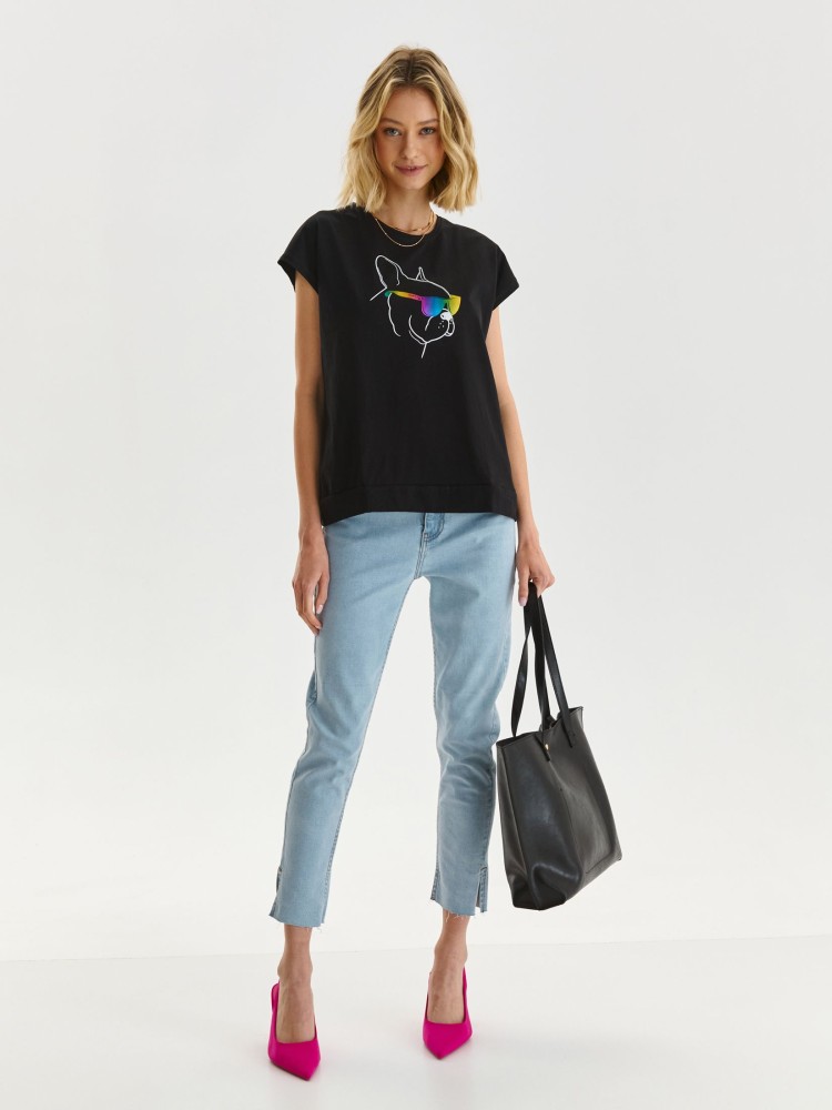 T-shirt damski z nadrukiem