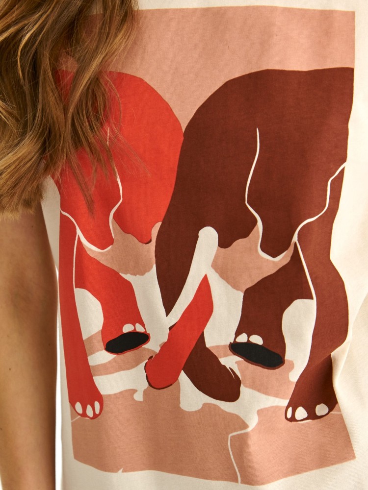 T-shirt z nadrukiem T-shirt z nadrukiem