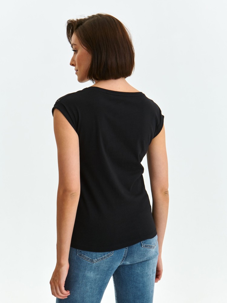 T-shirt z diamencikami