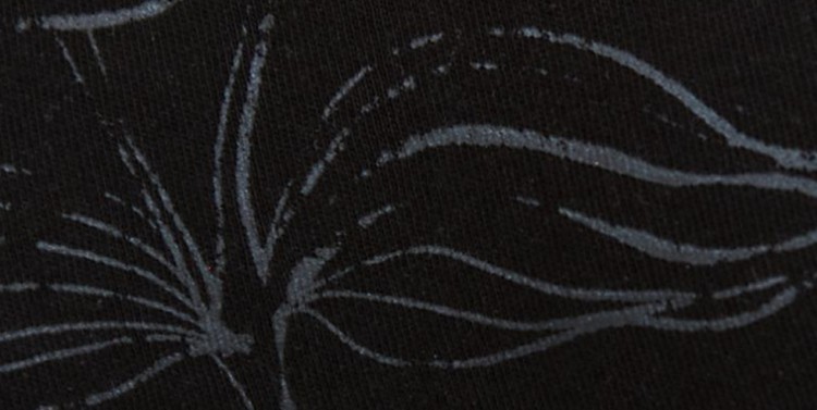 T-shirt z szyfonowym rękawkiem