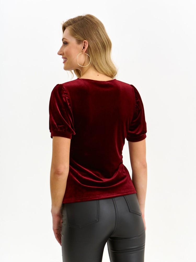 T-shirt z bufiastymi rękawami T-shirt z bufiastymi rękawami