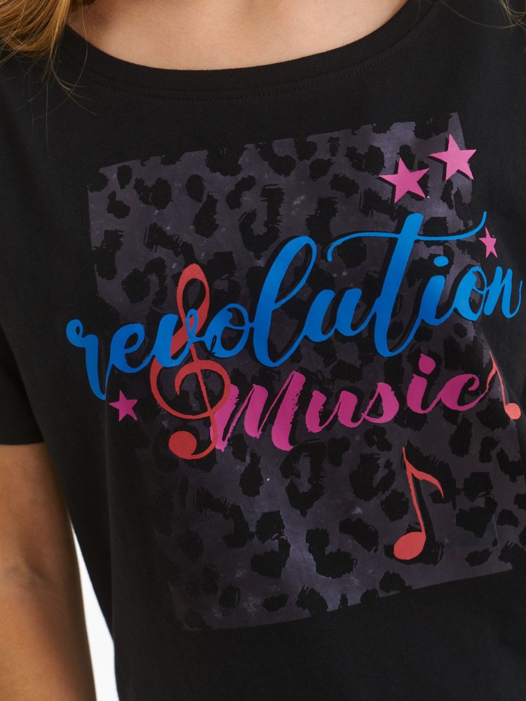T-shirt ze zwierzęcym printem T-shirt ze zwierzęcym printem