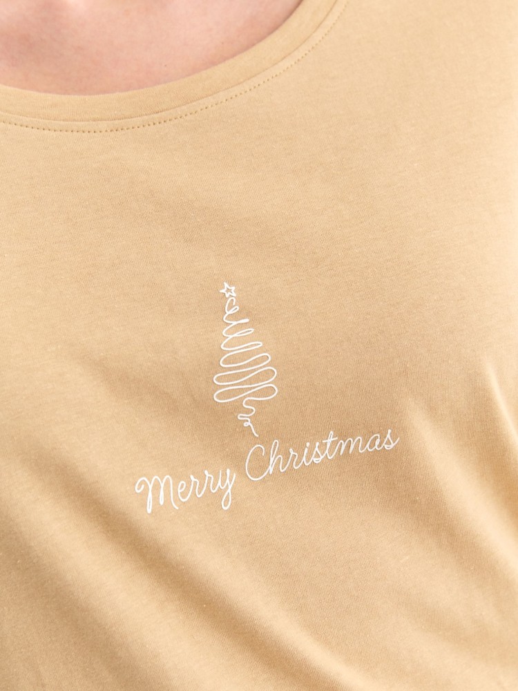 T-shirt ze świątecznym nadrukiem