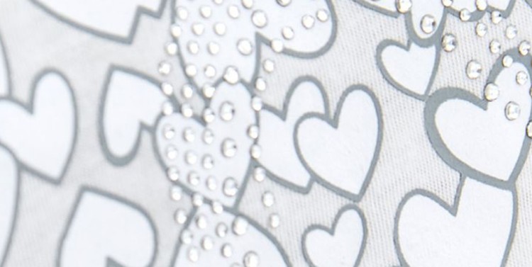 T-shirt o luźnym kroju z motywem serca