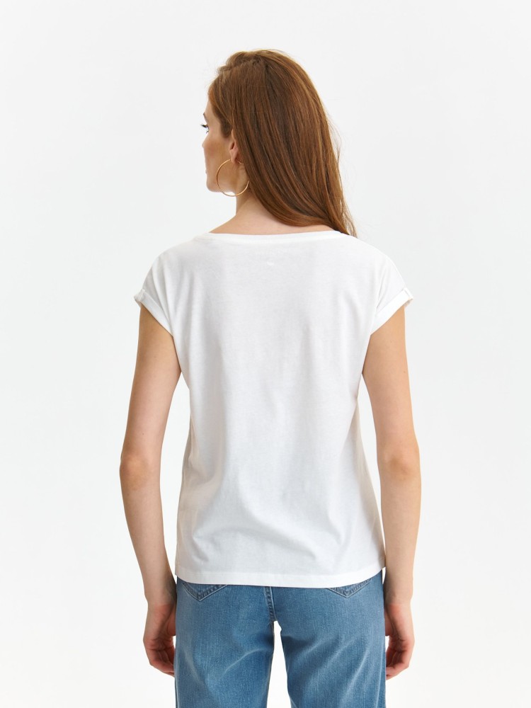 T-shirt o luźnym kroju z motywem serca