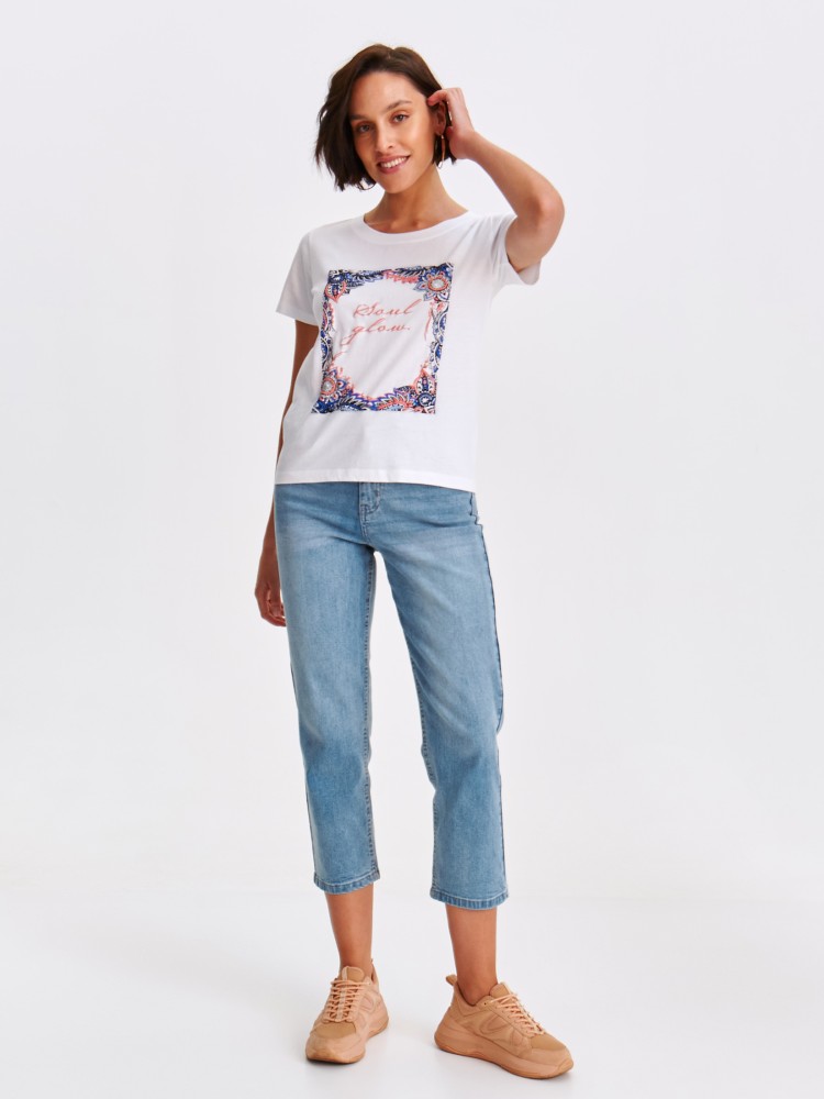 T-shirt damski z krótkim rękawem T-shirt damski z krótkim rękawem