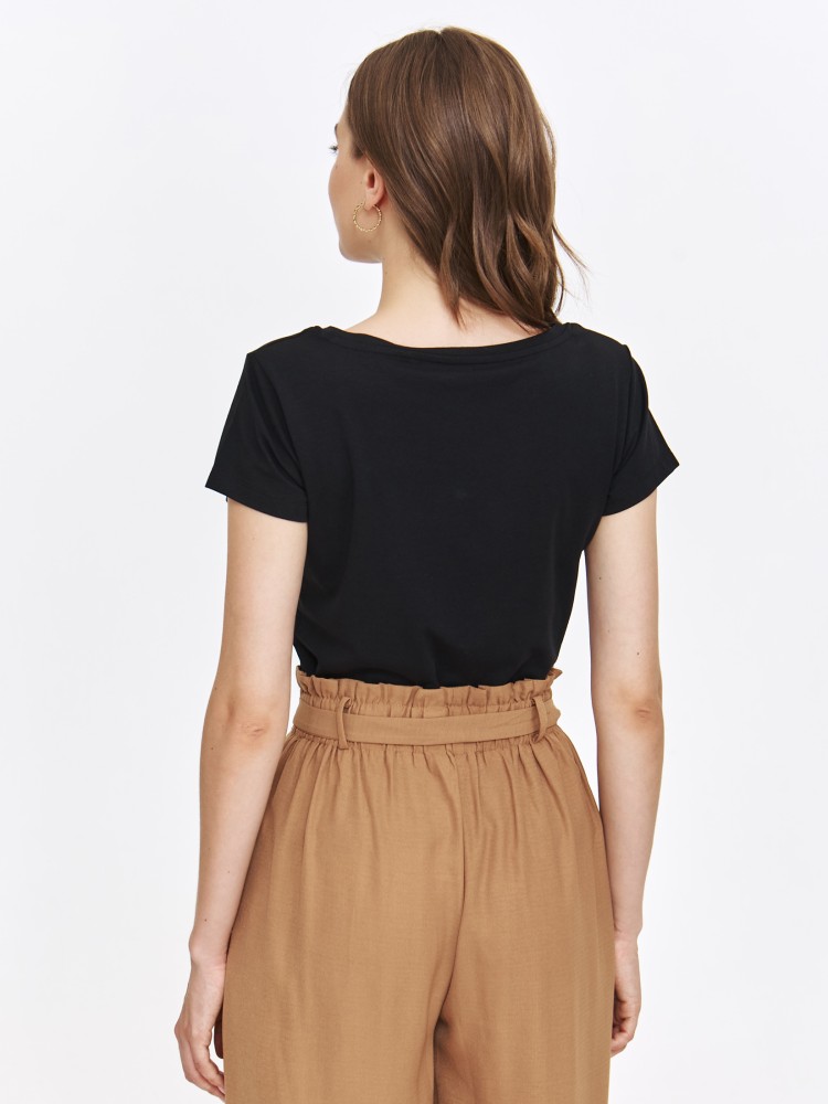 Podkoszulek damski czarny  Podkoszulek damski czarny