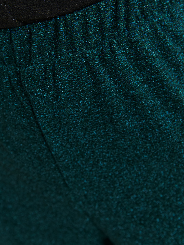 Błyszczące spodnie damskie 